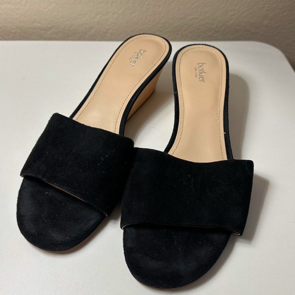 Botkier Black Suede Slip-on Shoe